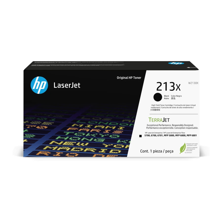 Tóner HP 213X Original LaserJet Color Negro