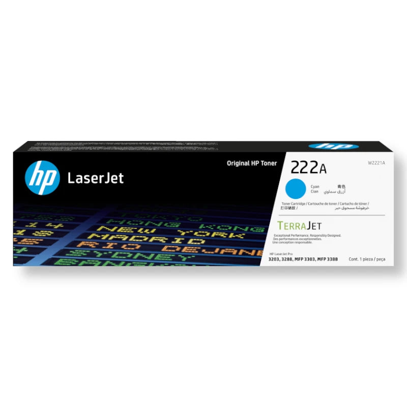 Imagen Toner HP LaserJet 222A Cian