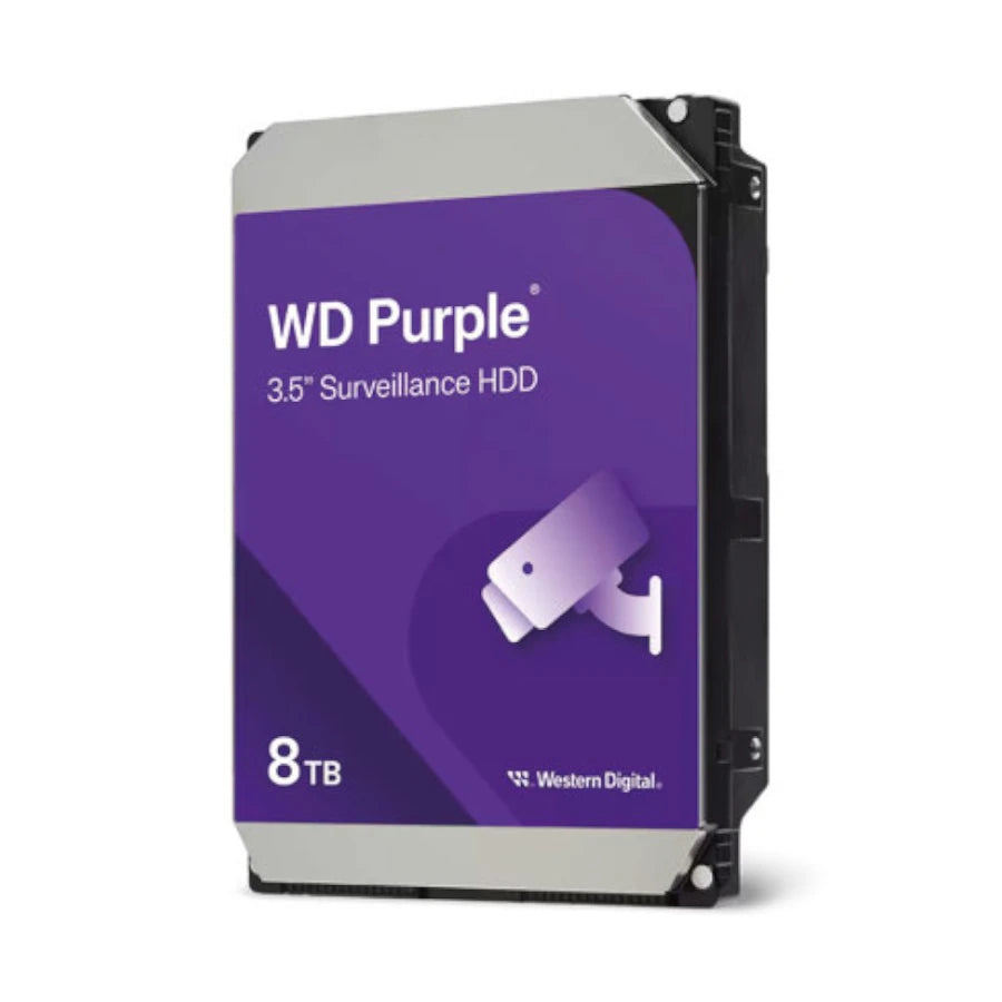 Disco Duro Western Digital 3.5" 215MB/s WD Purple 8 TB para Videovigilancia
