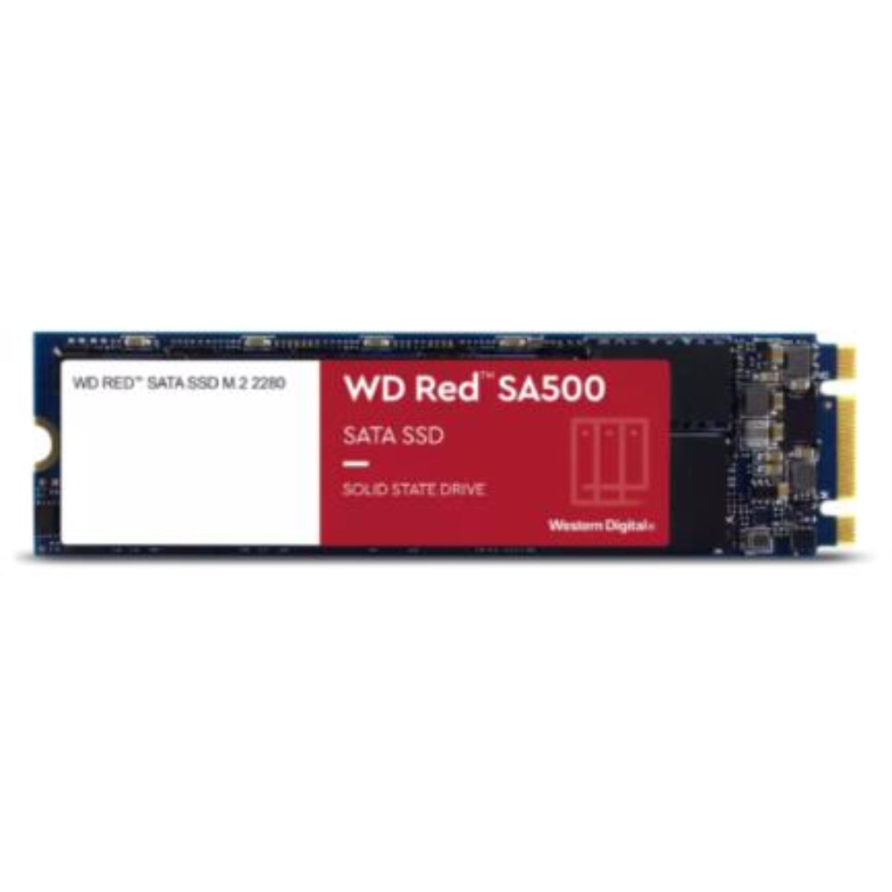 Unidad de Estado Sólido Western Digital Interno Red SA500 500GB M.2 2280 SATA lll Lect 560/530 MBs 3D