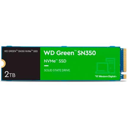 Unidad de Estado Solido Western Digital Interno Green SN350 2TB M.2 2280 PCIe 3.0 NVMe Lectur