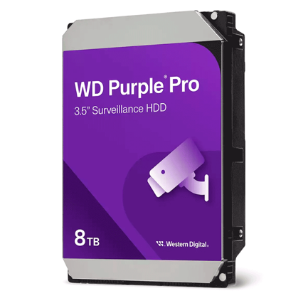 Disco Duro Western Digital 3.5 pulgadas 8TB WD8002 Purple Pro 7200 RPM 256MB SATA3