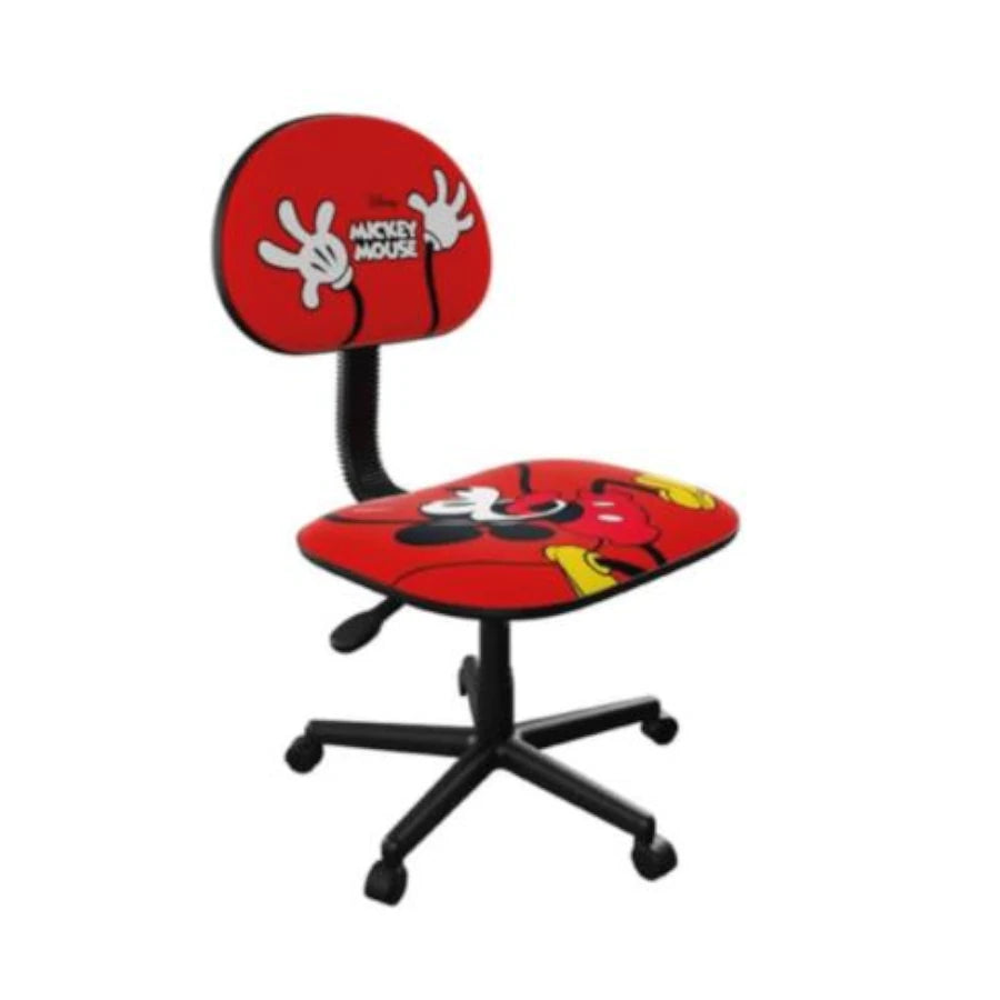 Silla Mickey Mouse Disney XTech XTF-DC001MK - Asiento extraacolchado y ruedas suaves - Peso de hasta 79kg