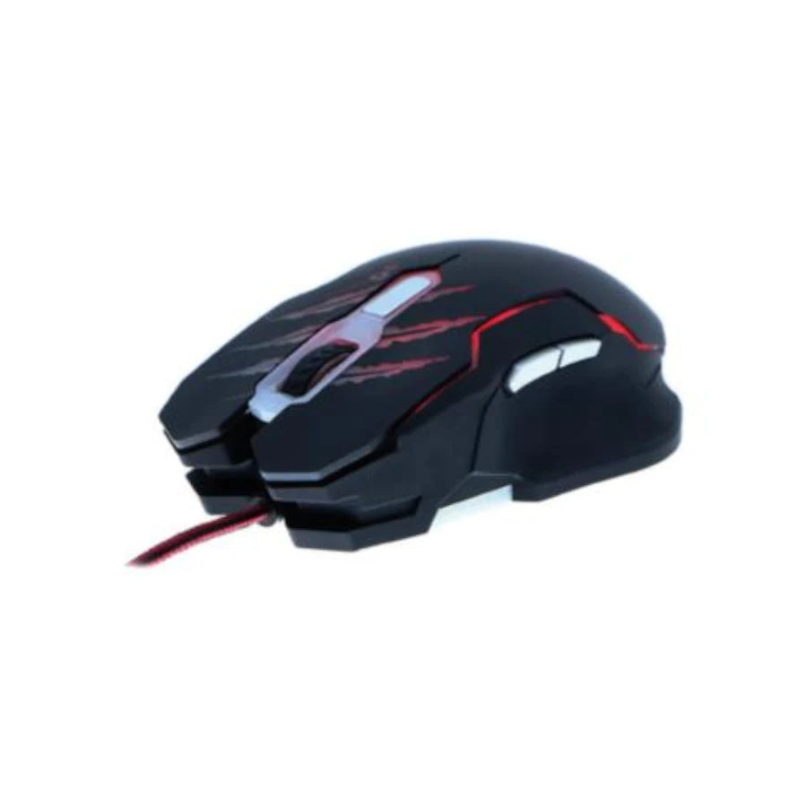 Mouse gaming LED cableado XTech Lethal Haze XTM-610 Sensor Optico 6 botones 800 1200 2400 3200 DPI