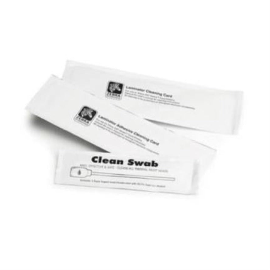 Kit Tarjetas de Limpieza Zebra 5 Tarjetas ZC100/300 Color Blanco