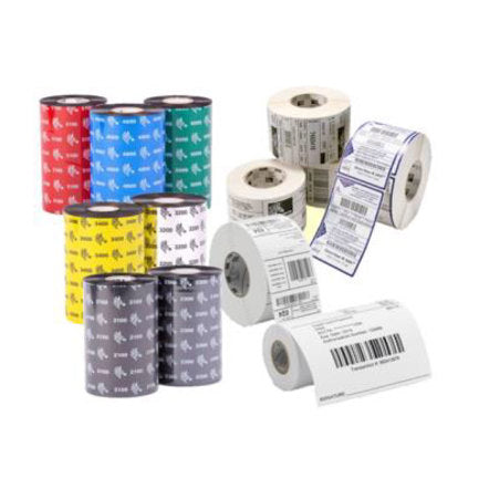 Etiqueta Papel Zebra 4 x 6 pulgadas TT Z-Perform 2000T nucleo de 3 pulgadas 1000/rollo 4 piezas por caja AMARILLO