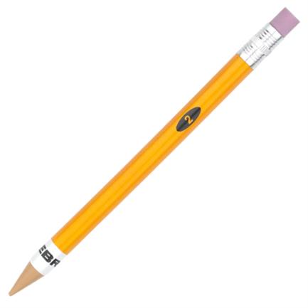 Lapicero Zebra 2 Retráctil HB 0.7mm Cuerpo Amarillo C/12 Pzas