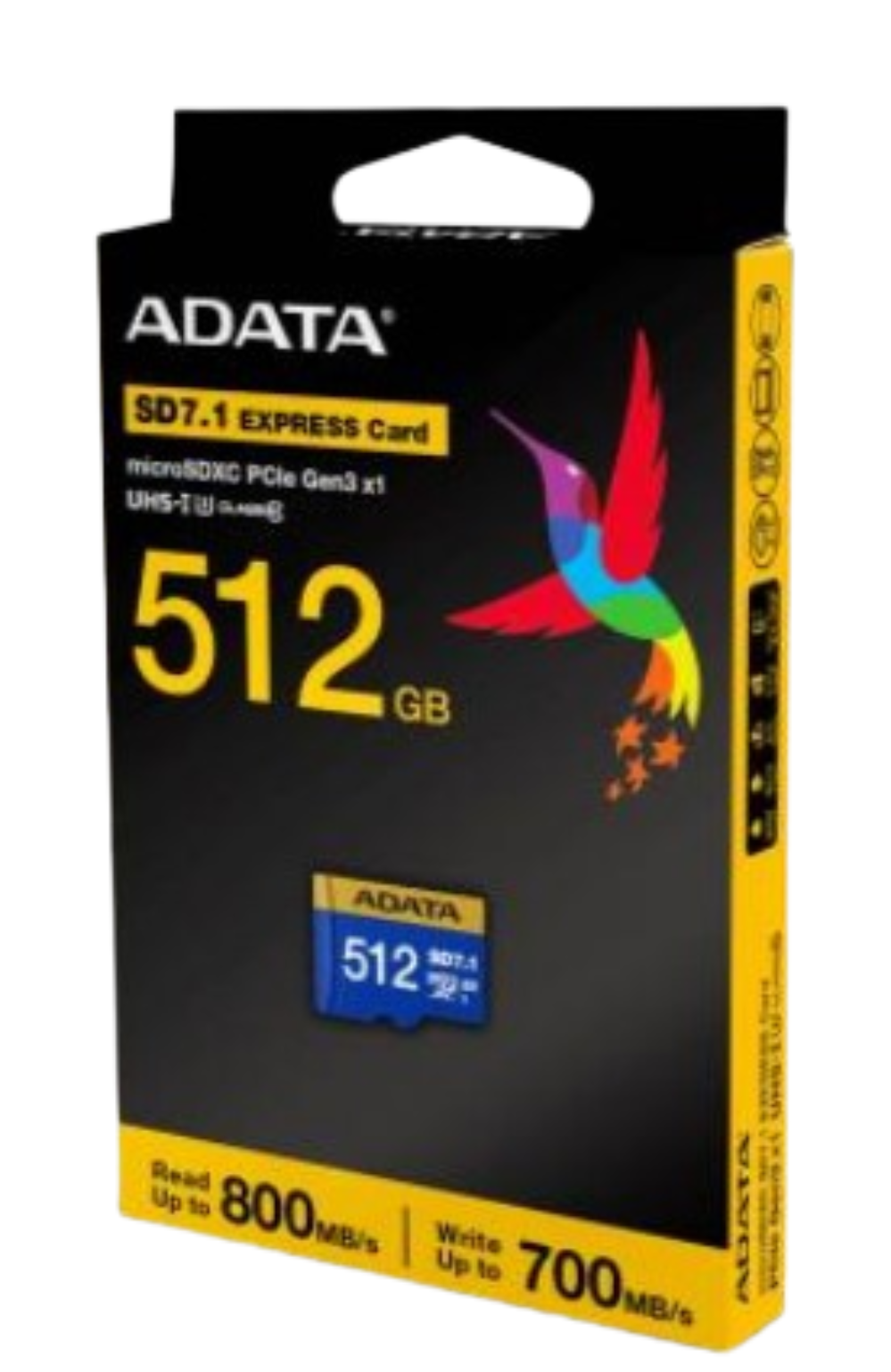 Memoria Micro SD Adata Express 512GB 800/700 MB/S Compatible con Nintendo Swich 2