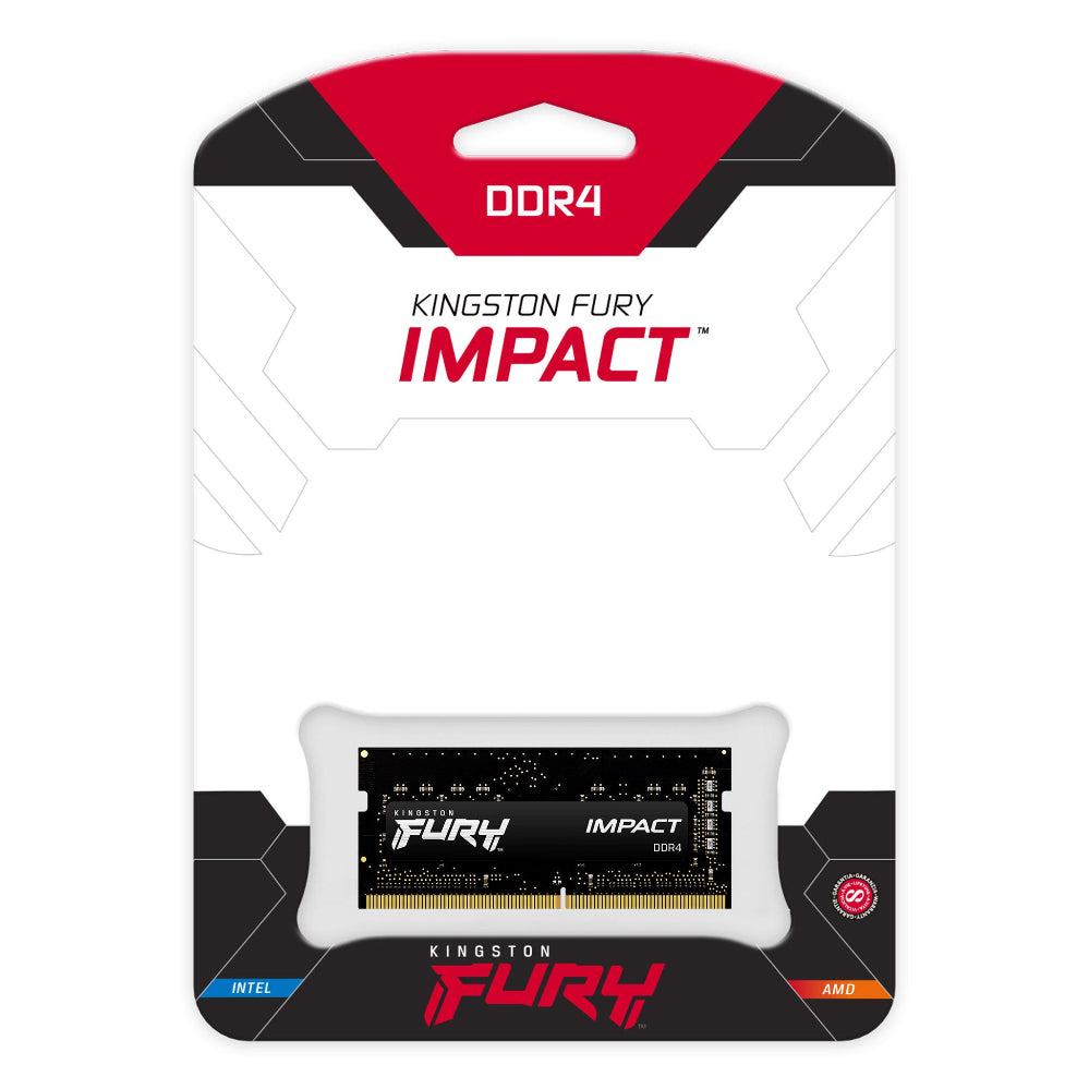 Memoria RAM Kingston FURY Impact DDR4 3200MHz 16GB Non-ECC CL20 SO-DIMM XMP