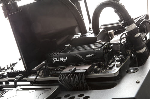 Memoria Ram Kingston FURY Beast 8 GB 3200MHz DDR4 CL16 DIMM Color Negro