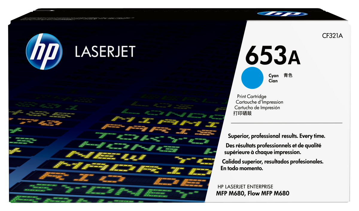 Toner HP 653A Cyan