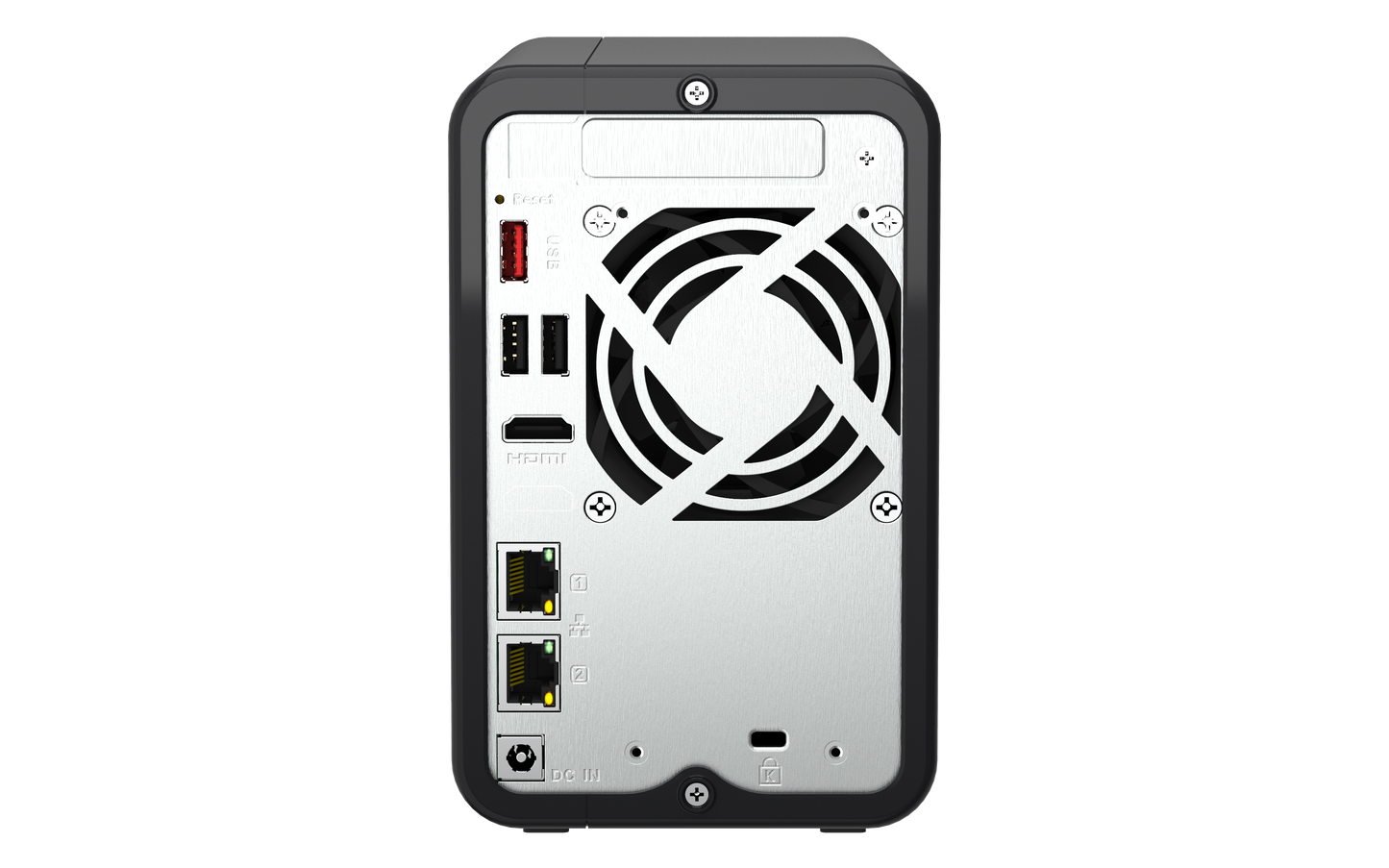 Unidad Almacenamiento NAS QNAP CPU Celeron N5095 Quad Core 2.9GHz 8GB RAM RJ45 2.5GbE 2 Bahias 3.5 Linux Sin Discos