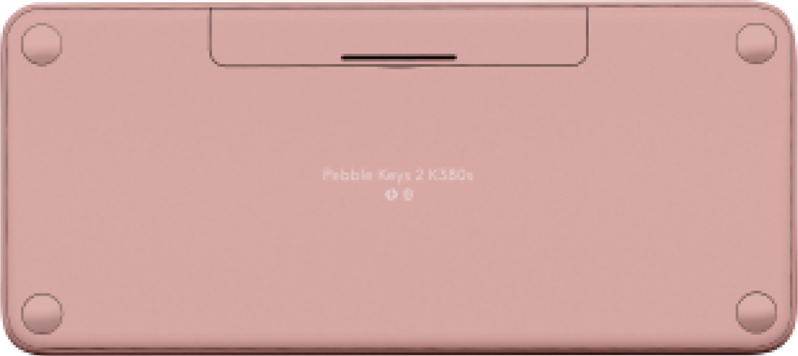 Teclado Bluetooth Logitech Pebble Keys 2 K380 color rosa