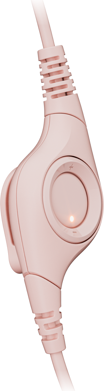 Audífonos Logitech USB H390 para Computadora con Audio Dígital Mejorado Control en Cable Color Rosa