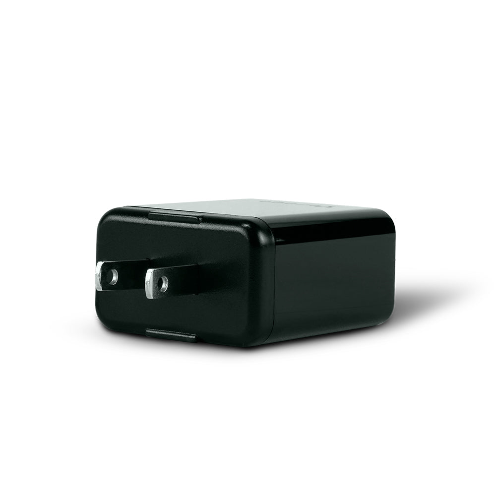 Cargador Vorago Quick Charge AU-350 para Pared 3.0A PD 20W USB A-C Color Negro