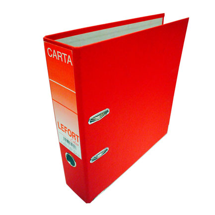 Registrador lefort 1230 carta color rojo