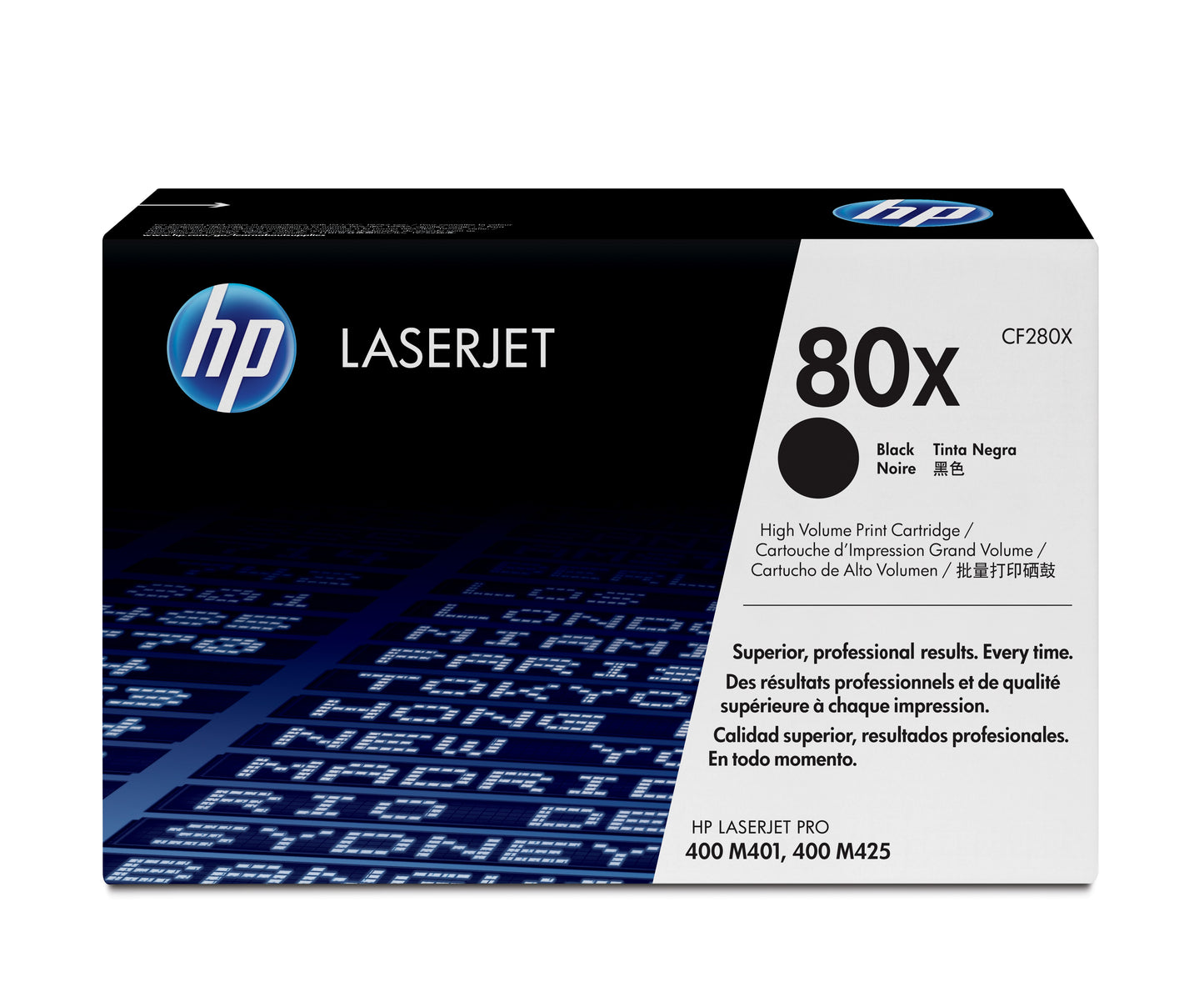 Toner hp 80x negro pro m401 m425