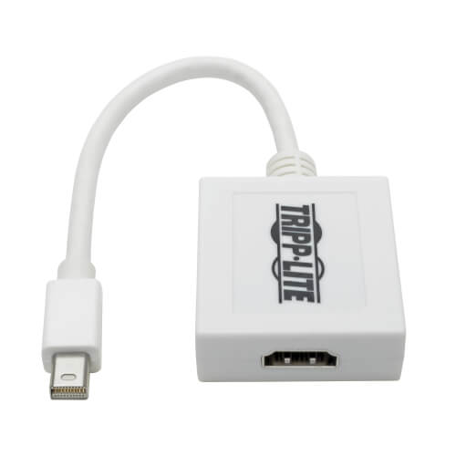 Adaptador Tripp Lite Mini DisplayPort a HDMI M-M 15.2cm Color Blanco