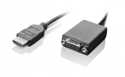 Adaptador Lenovo HDMI a VGA Monitor Color Negro
