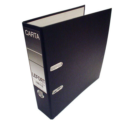 Registrador lefort 1630 carta color negro