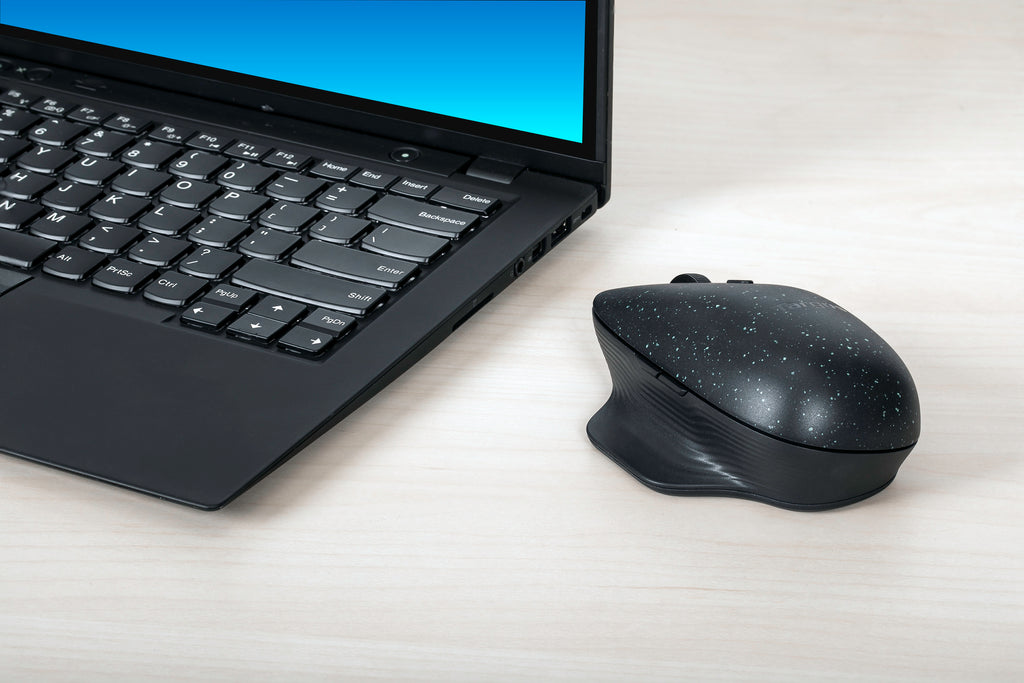 Mouse Targus ErgoFlip EcoSmart Ergonómico Ambidiestro 4000 DPI Inalámbrico Color Negro