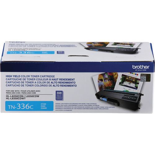 Tóner Brother TN336C Color Cian