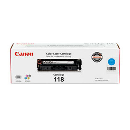 Toner canon 118 cyan
