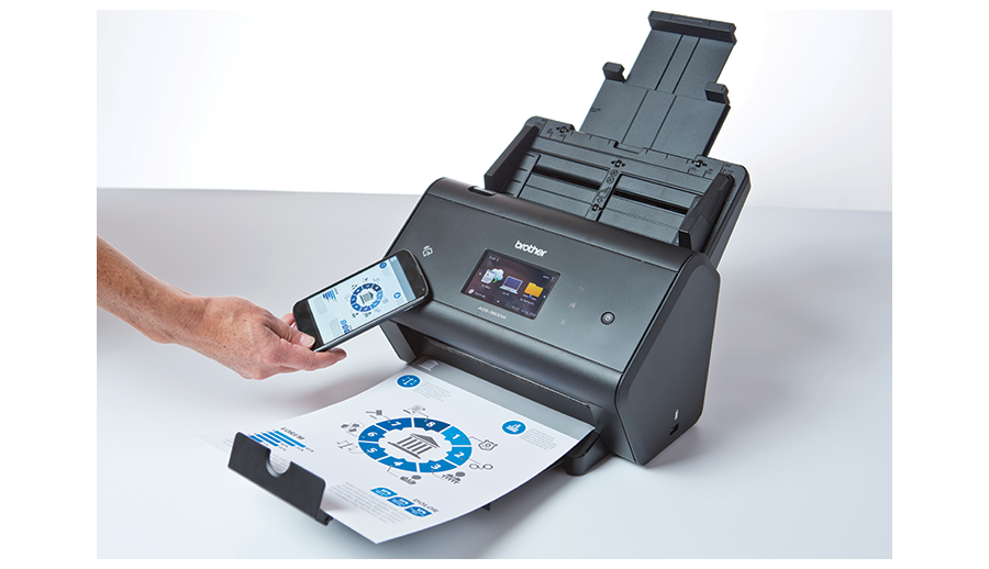 Escáner Brother ADS-3600w Resolución 600 dpi 50PPM ADF