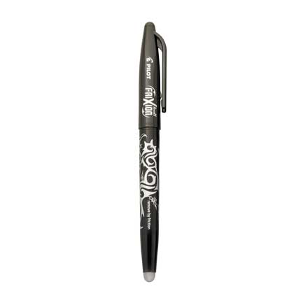 Boligrafo pilot gel-borrable frixion negro c/12