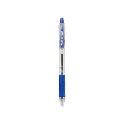 Boligrafo pilot easy touch retractil azul c/12