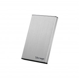 Enclosure Gabinete Vorago HDD-201 para SSD/HDD 2.5" SATA USB 3.0 Color Plata