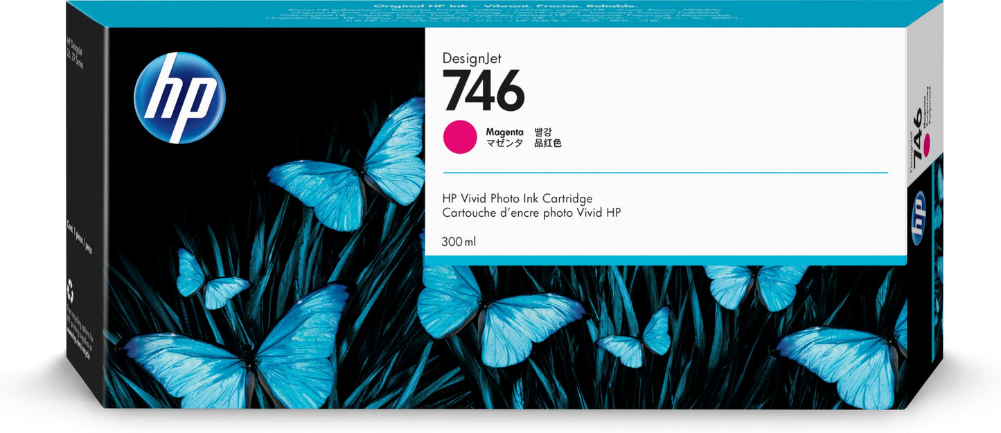 Tinta hp lf 746 magenta 300 ml
