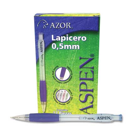 Lapicero Azor Aspen Colores Surtidos C/12