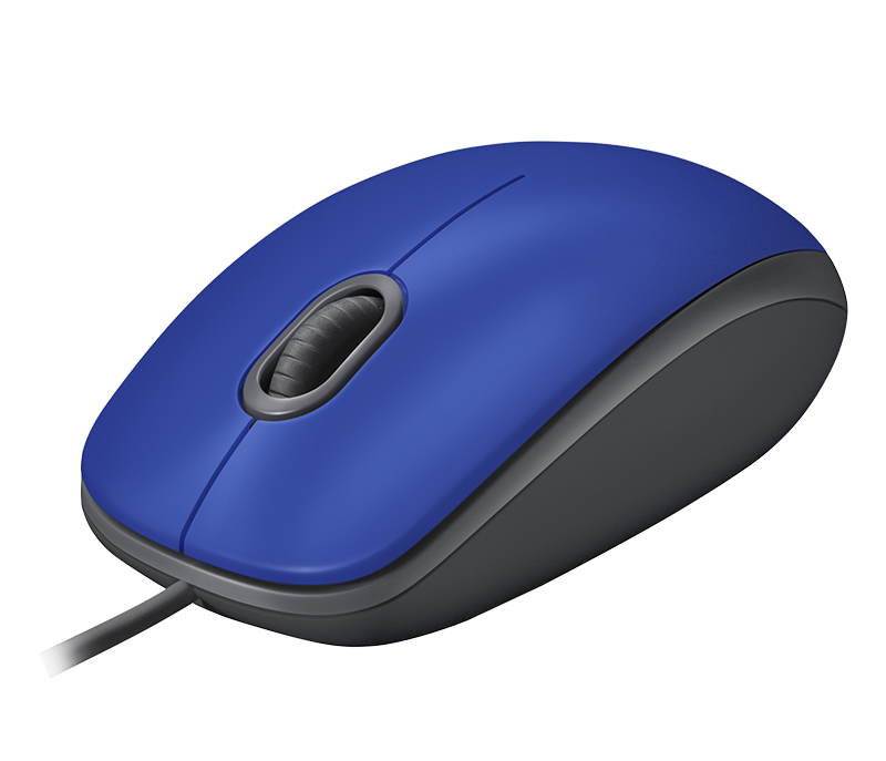 Mouse Logitech M110 Silent 1000 dpi USB Color Azul