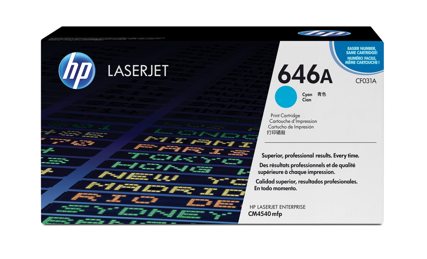 Toner hp cm4540 cyan