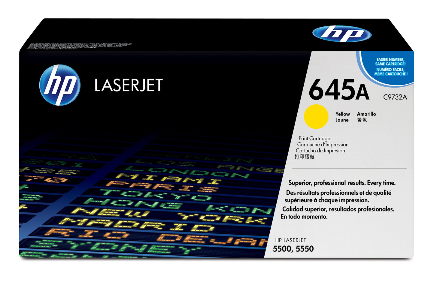 Toner hp 5500 amarillo
