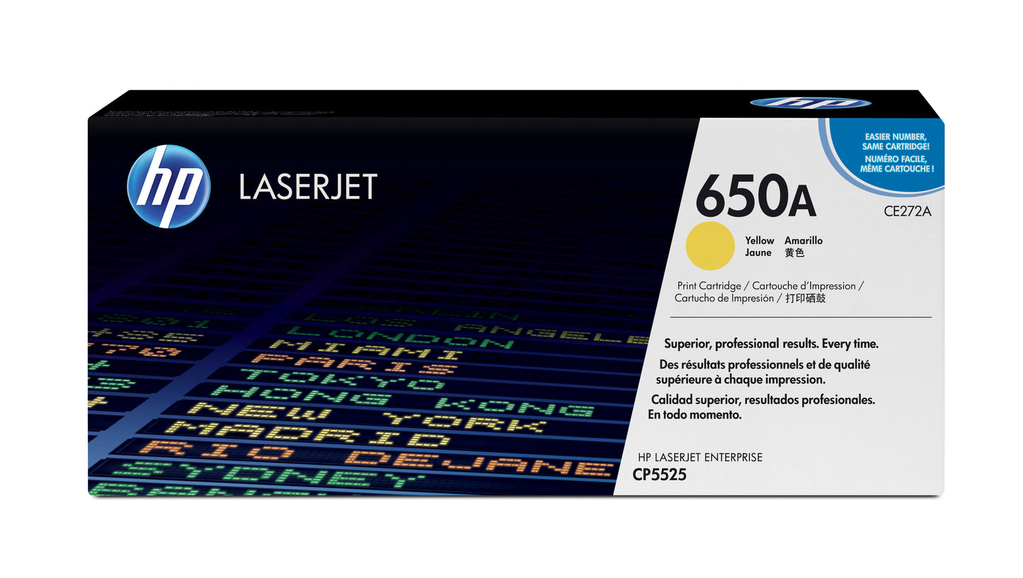 Toner hp cp5525 amarillo