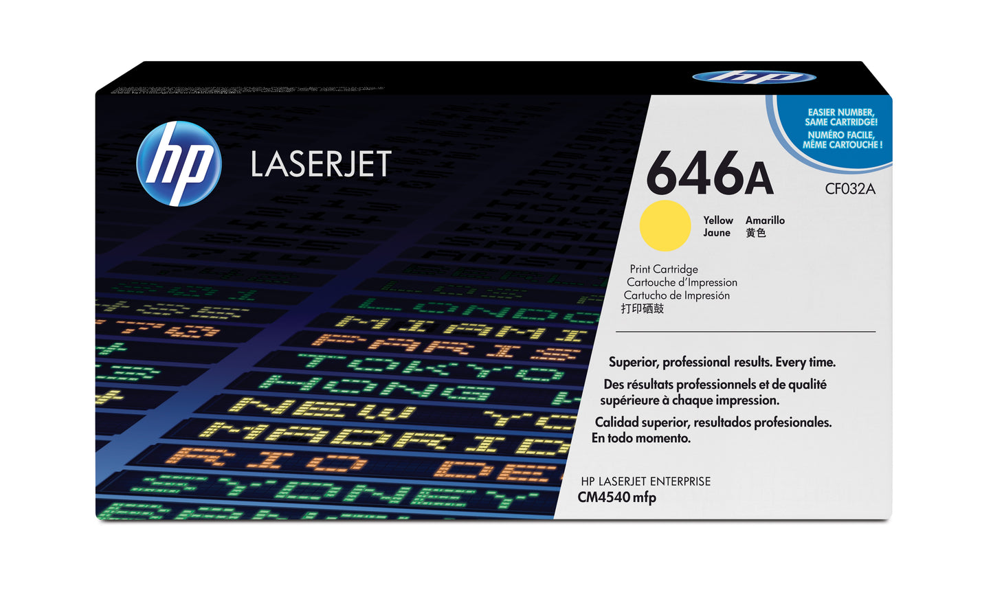 Toner hp cm4540 amarillo