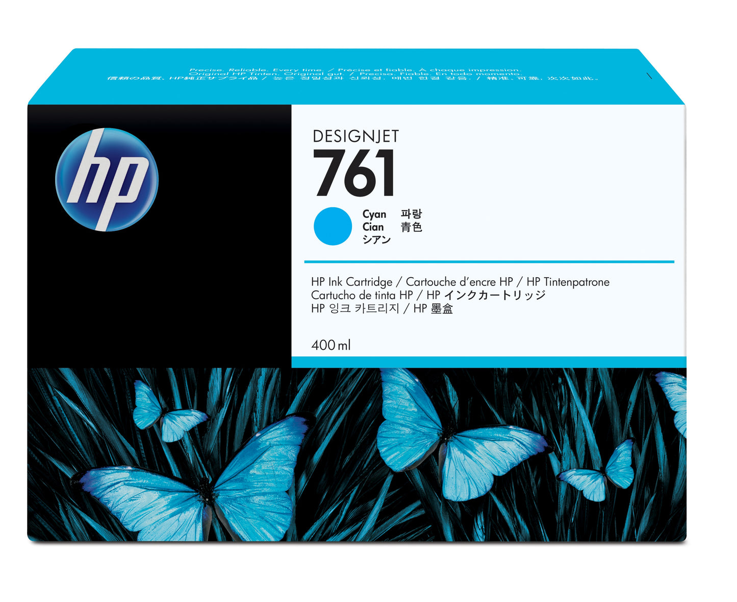 Tinta HP DesignJet LF 761 400ml Color Cian