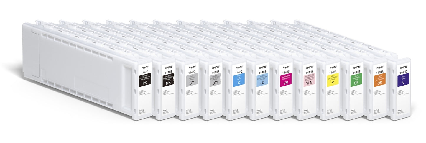 Tinta Epson UltraChrome Pro12 T44H Inks 700ml Color Negro
