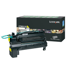 Toner lexmark amarillo extra high yield return pr