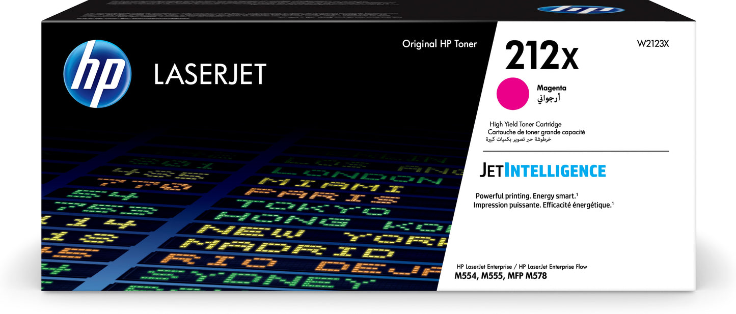 Tóner HP Original LaserJet 212X Alto Rendimiento Color Magenta