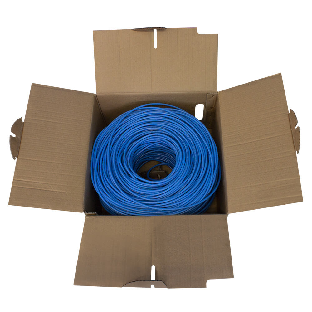 Bobina Cable Vorago CAB-301 UTP CAT 6 Azul 305m