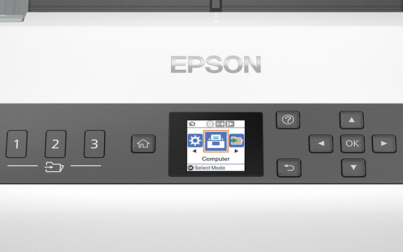Escáner Epson DS-730N Resolución 600 dpi