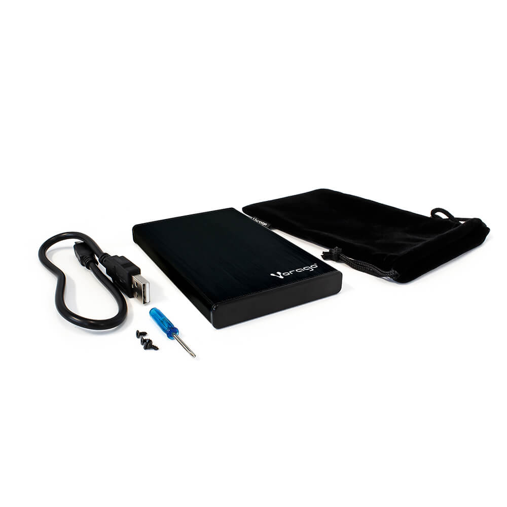 Enclosure Gabinete Vorago HDD-102 para SSD/HDD 2.5" SATA USB 2.0 Color Negro