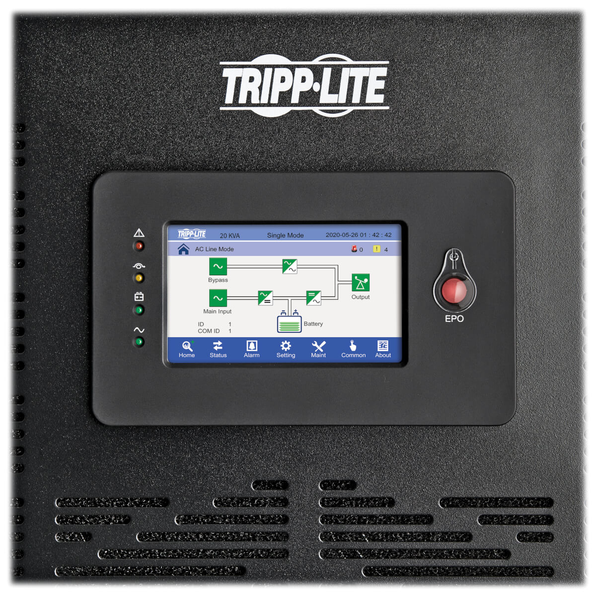 UPS Tripp Lite Trifásico 208/220/120/127V 10kVA/kW Doble Conversión Unidad PF 2 Cadenas de Batería Interna