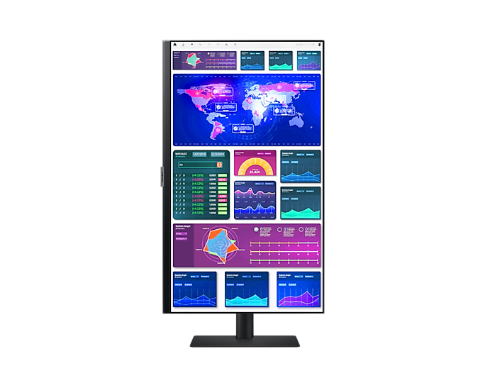 Monitor Samsung 27" QHD Resolución 2560x1440 USB-C Panel IPS