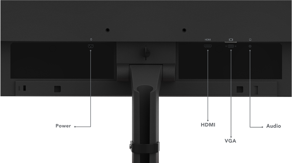 Monitor Lenovo LED ThinkVision S24e-20 23.8" FHD Resolución 1920x1080 Panel VA