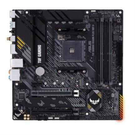 Tarjeta Madre Asus AMD B550M TUF Gaming Plus Wi-Fi II S AM4 Ryzen 5000/3000 4xDDR4 3200 128GB M.2 SATA-PCIe
