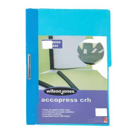 Accopress CRH Oficio Azul Claro Paquete de 10 piezas